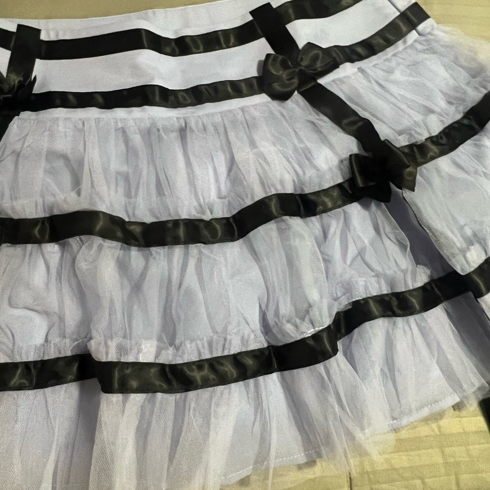 COPY - Dolls Kill Current Mood purple and black skirt - Picture 4 of 4